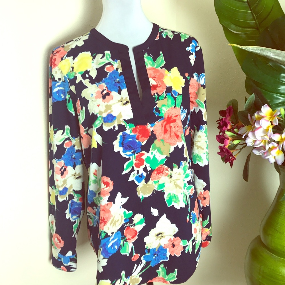 Lauren Ralph Lauren Floral Tunic Top